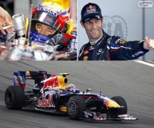yapboz Mark Webber - Red Bull - 2012 Kore Grand Prix, sınıflandırılmış 2.